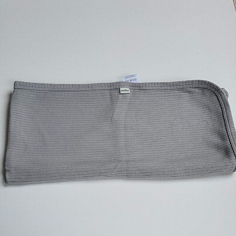 Antebies Gray Swaddle Blanket